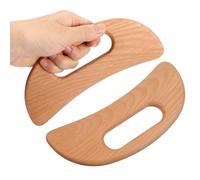 2 PCS Wood Lymphatic Drainage Massager, Body Gua Sha Wooden Therapy Tools Gua Sha Board Paddle Wooden Anti Cellulite Massager Muscle Scraper for Women Men Relieve Muscle Fatigue