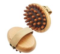 2 Pcs Wooden Massage Body Comb Set: Gua Sha Tool, Meridian Brush, Scalp Massager for Overall Relaxation & Hair Health - Lymphatic Drainage, Wood Therapy for Body Sculpting & Cellulite Reduction