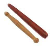 2 Pcs Wooden Massage Tools, Wooden Reflexology Sticks Thai for Acupressure Bars, Trigger Point for Reflexology and Foot Hand Body Massage