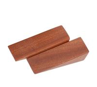 2 Pcs Wooden Triangular Door Stop Wedge with Non Slip Safety Design