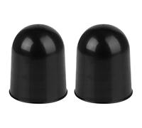 2 pcs x Trailer Hitch Ball Cover Universal 50 mm Tow Ball Cover in Black, Tow Bar Cover, Car Wash Proof, Abrasion & Dirt Protection