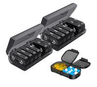 2-pcs XL Weekly Pill Organizer, 2-a-Day, 7-Day Pill Organiser, Single-Sided Opening for Easy Access, Black Privacy-Protected AM/PM Pill Storage for Vitamins, medications, Supplements, and Fish Oil (2)