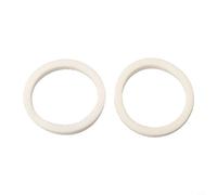 2 Pcs Yellow Sponge Foam Rings Oil Seal For Rockshox Front Fork, Inside Diameter 30mm(32mm)