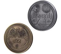 2 Pcs Yes or No Decision Coin - 40mm Metal Challenge Coins with 3D Relief Design, Toss Game Gift for Collectors & Indecisive Moments