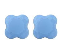 2 Pcs Yoga Knee Pads,Pilates Mat Thick Cushion Pad Gym Knees Support Equipment Exercise Foldable Kneeling Kneepads Non-Slip Deep Blue Soft Supplies Workout Block Joint Set,for Women Men Home Gyms
