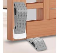 2 PcsDoor Wedges Indoors Rubber Door Stoppers for Floor Door Stops for Holding Doors, Anti-Skid Heavy Duty Doorstops Wedge Holders for All Types of Doors, Preventing Accidents