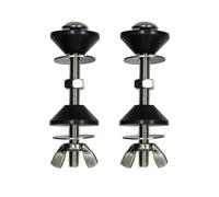 2 PcsToilet Cistern Seal Kit, Toilet Cistern Bolts Toilet Tank Fixing Kit Stainless Steel Toilet Close Coupling Toilet Cistern Bolts for Toilet Close Coupled Toilet Kit 74mm M6 Bolt