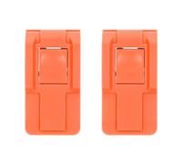 2 Pelican Orange Replacement Push Button Medium Air Case Latches. Fits Air Series Cases.