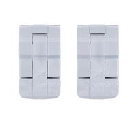 2 Pelican Silver Replacement Double Throw Medium Latches. Fits Protector Series.