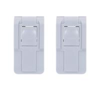 2 Pelican Silver Replacement Push Button Medium Air Case Latches. Fits Air Series Cases.