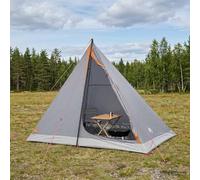 2-Person Backpacking Tent with 185T Polyester, Camping, Grey and Orange