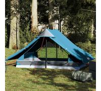2 Person Camping Tent Waterproof Lightweight Blue Hiking Festival Shelter Travel