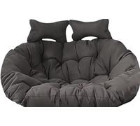 2 Person Hammock Swing Chair Cushion, Double Seater Egg Only, 2 Cushions Hanging Basket Waterproof, Cover Washable Detachable(F,150 * 110cm/59 * 43in)