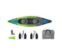 2 Person Inflatable Kayak Set (Oars Air Pump Two Man Blow Up Canoe)