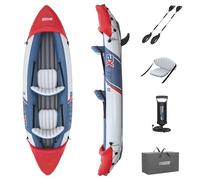 Bestway Hydro-Force 2 Person Inflatable Kayak Set with Aluminium Oars and Hand Pump, 2 Man Kayak