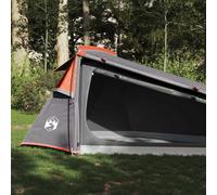 2 Person Lightweight Camping Tent Waterproof Backpacking Tent Grey Orange