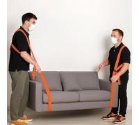 2-Person Moving Straps & Lifting Harness, 300 kg Load Capacity, Adjustable Moving Belt for Furniture & Appliances, Heavy-Duty Nylon/Polypropylene Webbing Carry Straps for Fridge, Washing Machine