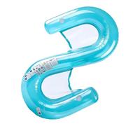 2 Person Pool Float Lounge - Foldable Floating Raft Chair | Double Inflatable Lounger for Couple Men Women Family, Water Beach Lake River Sunbathing Vacation Relax Pool Bed Float