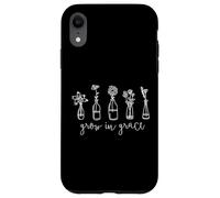 2 Peter 3:18 Grow In Grace Flowers Case for iPhone XR