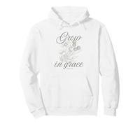 2 Peter 3:18 Grow In Grace Vintage Flowers Pullover Hoodie
