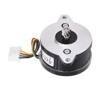 2 Phase 1.8 Step Angle Round Stepper Motor 36mm DC2.4V 1A 110mN.mTYP 3D Printer Extruder Stainless Steel Material High Heat Insulation Class H Service Life 5000 Hours