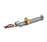 2 Phase 4 Wire 15mm Stepper Motor 0.5kg Thrust 80mm Stroke Linear DIY Slide Table