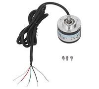 2 Phase Incremental PNP Encoder, 50mm Outer Diameter, 500 Pulse/Revolution, IP50 Rating, for Automatic Fixed Length Leather Applications