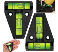 2 Pi/ece Set T Type Spirit Level,Caravan Spirit Level Small,Caravan Levelling Motorhome Gadget,Level Tool,Bubble Leveling Device,Caravan Leveller Device,Cara/Van Leveller Devices