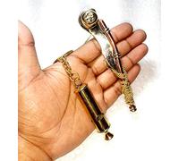 2 PIC Full Brass WISTEL Key CHANI Brass Home & Decor AYTAM Home Bike CAR Key Ring Set