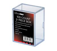 Ultra Pro 2-Piece 100 Count Clear Card Storage Box