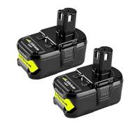2-piece 18V 5000mAh Cordless Power Tool Battery, Compatible With Ryobi One+ P102, P103, P105, P107, P108