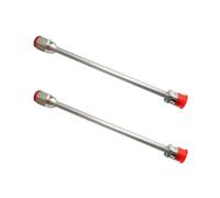 2-Piece 30cm Aluminum Airless Spray Gun Extensions for Titan/Wagner/Graco, 12mm Stem