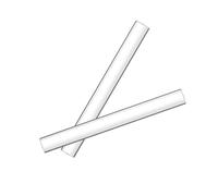 2-Piece Acrylic Clay Roller Set - Ultra Smooth, Solid Material, Ideal for Polymer Clay Art & Craft