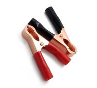 2 Piece Alligator Clips Quick Connection Copper Chargers Small Voltage Testing Tool Simple Design Battery Clamp Crocodile Clip