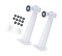 2 Piece Aluminum Wall Mount Bracket for Cameras Weatherproof Quick Installation Adjustable Angles Design Wall Mount Security Camera Bracket