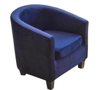 2 Piece Armchair Covers for 1 Seater Chesterfield & Cocktail Chairs Tullsta Green (Blu Tibetano) Stylish Protection for Club & Bar Seating