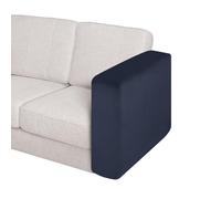 2-Piece Armrest Covers Set, Stretch Non-Slip Sofa Chair Arm C, Protective Slipcovers for Sofa, Couch, Armchair, Recliner (Navy Blue, Mum - 1 Pair)