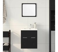 vidaXL 2 Piece Bathroom Furniture Set Artisan Oak Engineered Wood