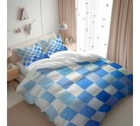 2 Piece Bedding Set - Duvet Cover Cot-bed 120 x 150 cm Microfiber, Ultrasoft Duvet Cover Set Non Iron Bedding Sets With Zipper Closure with 1 PillowcaseBlackCartoon Red Heart Mushroom