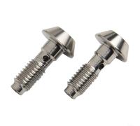 2 Piece Bicycle Brake Line Screws 304 Stainless Steel Compatible with For MAGURA For MT4 For MT4E For MT5 Hydraulic Disc Brake Hose Connector Replacement Mounting Screws