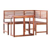 vidaXL 2 Piece Bistro Set Solid Acacia Wood UK