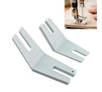 2-Piece Bulky Seam Jumper & Reed Hump Jumper Set - Sewing Presser Foot Tool for Chunky Denim, Hemlines & Button Sewing, Compatible with Walking Foot Machines