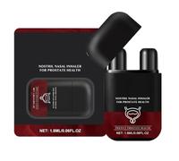 2-Piece Bull-Up Nasal Inhaler, ProstaVibe Double-Hole Bull-Up Inhaler, Function Prostate Care for Breathing, for Health Promotion