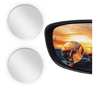 2-piece Car Blind Spot Rearview Mirror - Adjustable Angle Wide-angle Convex Rearview Mirror, Enhances Safety - Detachable, Suitable for SUV Essential Car Accessories (Round-2Pcs)