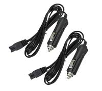 2 Piece Car Refrigerator Power Cord, Save Power Freezer Cooler Powers Cord, Lightweight Car Refrigerator Cable For Most 12V Portable Cars Fridge Boxes Freezers Refrigerators, Long Freezer Cables