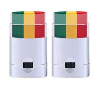 2 Piece Cheering Ch rt Cream Flag Face Paint for National Team Supporters and Theme Parties Water Soluble Face Paint