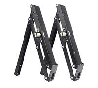 2-Piece Concealed Folding Chair Stool Bracket Hinge for Shoe Cabinet, Wardrobe, Closet Stool Furniture Hardware
