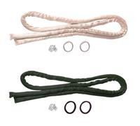 2-Piece Curler, 4-Piece Elastic Hair Rings, 2-Piece Hair Clips, Reusable, Travel-Friendly Style, Soft Curly Rope For Sleep.
