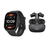 Daewoo 2 PCs 'Active Plus' Smart Watch & Bluetooth True Wireless Earphones in Black Daewoo Black One Size