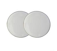 2-piece Drum Head, White Drum Head Drum Skin Sound Controlled 0.188mm Thickness Cap, For Beginners And Students(12 inch)